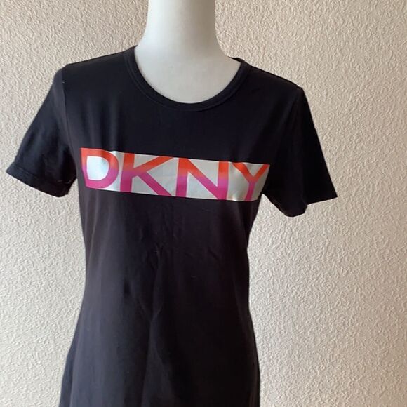 DKNY Women's Logo T-Shirt Dress - Picture 5 of 9